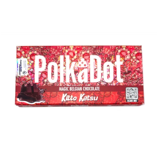 Polkadot kitto katsu - psilocybin infused chocolate bar