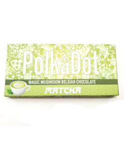 Polkadot matcha - psilocybin infused chocolate bar