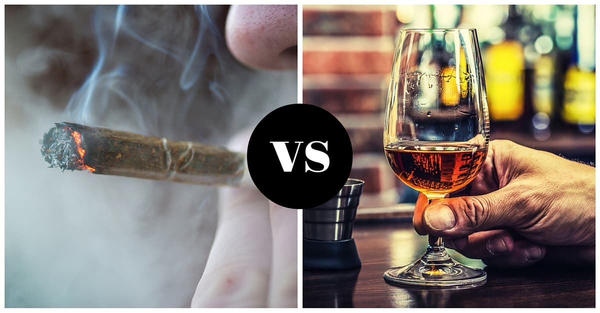 Weed Vs. Booze Which one is less harmful to your health