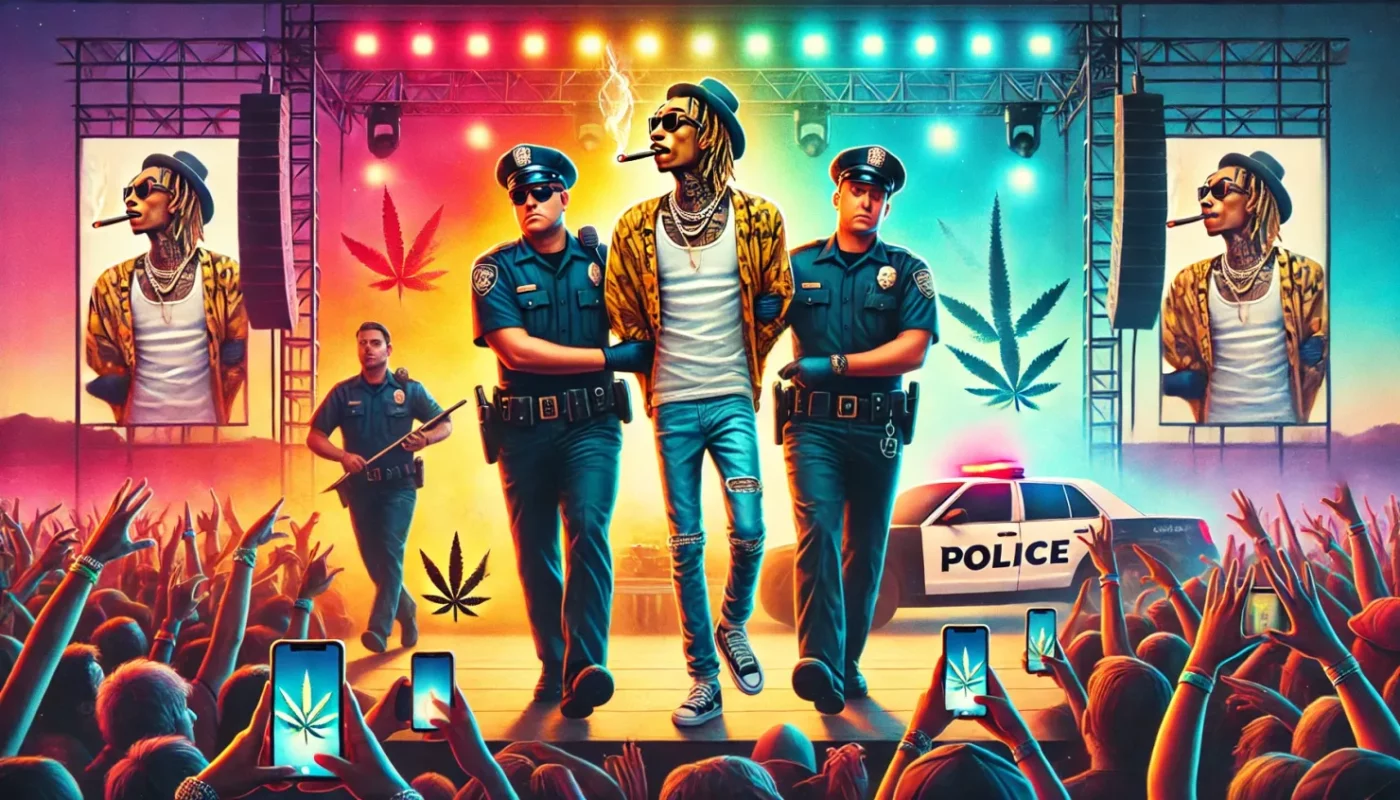 Wiz khalifa arrested after smoking cannabis in Romania
